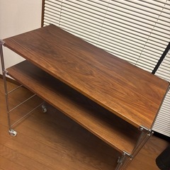 （受け渡し決定）無印ステンレスユニットシェルフの画像