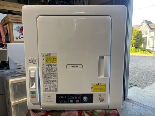 日立 DE-N60WV 6.0kg 衣類乾燥機 2020年製 日立 6.0kg 衣類乾燥