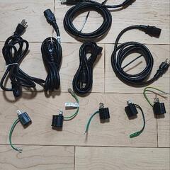 電源ケーブル 5本セット 3ピンプラグ