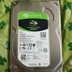 【3.5インチHDD】1TB Seagate(使用時間少)