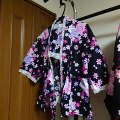 浴衣2枚まとめ　可愛い浴衣　甚平浴衣