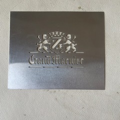 Grand Marnier グランマルニエ グランマニエ 製菓道具 ケーキ飾り シュガー ココア プレート 文字プレート 希少品 中古品   の画像