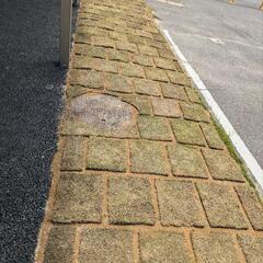 人工芝生、外構撤去の画像