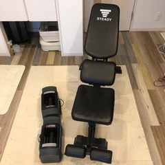 インクラインベンチ&可変式ダンベル5kg〜26kgまで1kg刻み