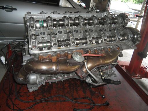 Mベンツ129SL-V12リビルトエンジン専門工場-各種V12エンジン製作販売