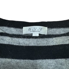 a.v.v ストライプ 長袖 Tシャツ 38 ボーダーの画像