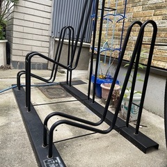 自転車スタンド3台