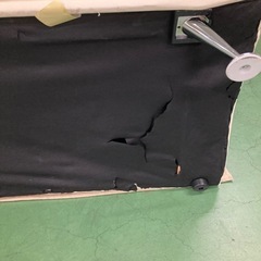 【特価】3人掛け合皮ソファ　アイボリーの画像