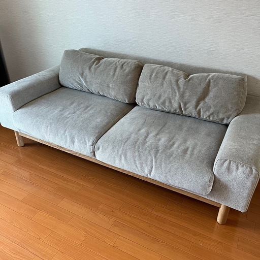 【美品ソファ限定値下げ中】-SIEVE-bulge sofa 2.5seater DBE