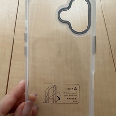 【決まりました】新品未使用iPhone16用　クリアスマホカバーの画像