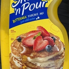 パンケーキミックス水と混ぜる