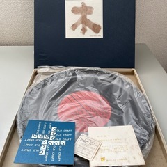 【新品未使用】ゴールドクラフト　紫檜　丸盆　33cmの画像