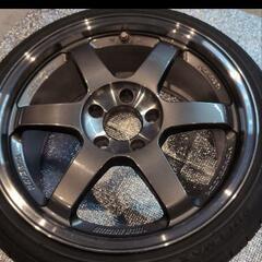 RAYS レイズ te37 sl 17インチ ホイール 2本の画像