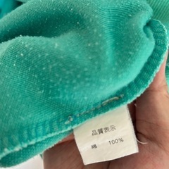 ゆったりダボダボトレーナー　グリーン　ストリート系　スウェット　ドルマンの画像