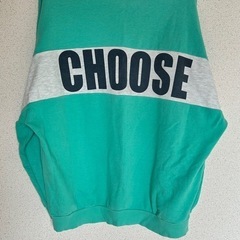 ゆったりダボダボトレーナー　グリーン　ストリート系　スウェット　ドルマンの画像