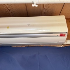 パナソニックエアコン、中古品の画像