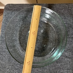 サラダボウル　ガラス製　トング付　の画像