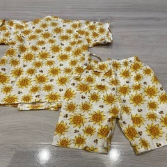 甚平110ひまわり柄の画像