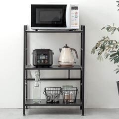 M１　未使用/新品　レンジラック 幅60cm 大型レンジ対応 高...