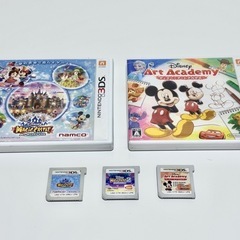 ディズニー・ミッキー 3DSソフト 3点セット！の画像