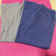 メンズ   ズボン Lサイズ 綿100% 2点まとめ売り