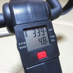 小型 折り畳み式 フィットネスバイク エアロバイク ミニスピンバイク 自転車式 美品の画像