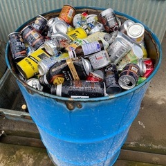 【終了】大量の空き缶(スチール缶)の画像