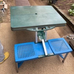 バーベキューテーブルの画像