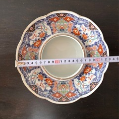 昭和レトロ　大きい灰皿　有田焼の大喜陶苑の灰皿　インテリア　オブジェ　花器の画像
