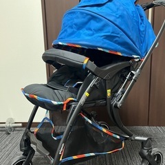 Pigeon ピジョン ランフィRA8 ブルー 中古 ベビーカー 

