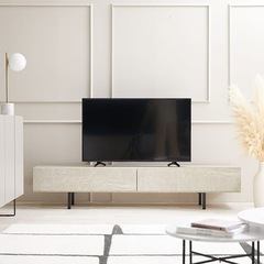 幅180 テレビ台 テレビボード 大理石風 モルタル風 ロウヤ　...