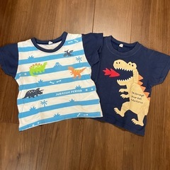 子供服　恐竜柄Tシャツ　80センチ
