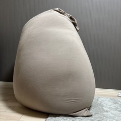 【譲り先決定】Yogibo max グレー　カバー染みありの画像