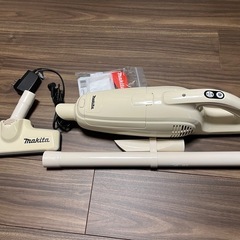 マキタ　動作確認済　充電式掃除機　紙パック付き
