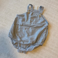 【H&M】くま刺繍サロペット【サイズEU6-9M】