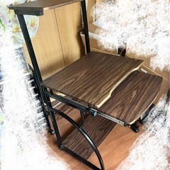 パソコンデスク　パソコンラック　プリンター置き　キーボード収納　...