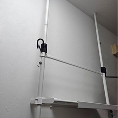 決まりました突っ張りラック　棚の画像