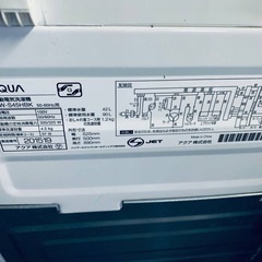♦AQUA 電気洗濯機【2020年製】AQW-S45HBKの画像