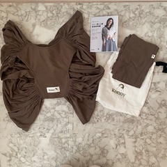 【美品】Konny 抱っこ紐　ブラウン　Sサイズ