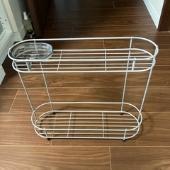 お風呂場用のスチール棚