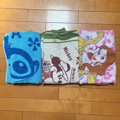 【募集中】ディズニー バスタオル 3枚