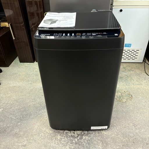 期間限定値下げ！【動作確認済み】2024年　高年式 ハイセンス 5.5kg全自動洗濯機 e angle select マットブラック HW-G55E4K