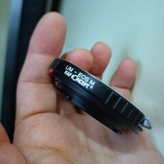 美品　ライカ　Lmマウント → EOS-M マウントアダプター　