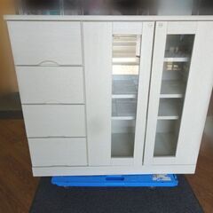 NITORI/ニトリ■サイドボードNブレイス90SB ホワイト家具 