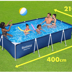 INTEX（インテックス）家庭用プール　4m×2.11m