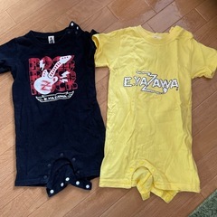 矢沢永吉　ロンパース　80サイズ　４点セットの画像