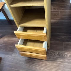 引出付き　棚の画像