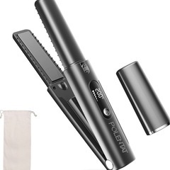 【新品未使用】POLENTAT [電池着脱式] ヘアアイロン コ...