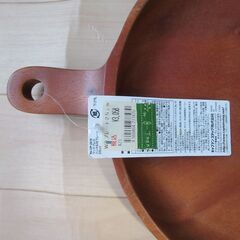 ウッドプレス　ハンドル付プレート　25cm　UP-2679 キャプテンスタッグの画像