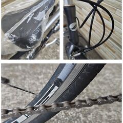 中古GIANT ジャイアント クロスバイク 3×8段変速 500MM 軽整備済み 防犯登録対応 町田市 相模原市 MM748の画像